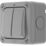 British General  IP66 20A 2-Gang 2-Way Weatherproof Outdoor Switch with Neon