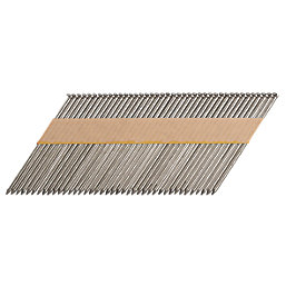 Milwaukee Bright 34° D-Head Smooth Shank Collated Nails 3.1mm x 90mm 2200 Pack
