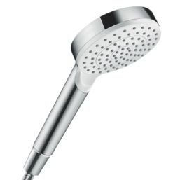 Hansgrohe Crometta 1Jet EcoSmart Shower Handset Chrome/White 100mm x 160mm
