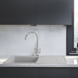 Franke Titan 1 Bowl Tectonite Sink White Reversible 970mm x 500mm