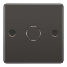 LAP  1-Gang 2-Way LED Dimmer Switch  Black Nickel with Colour-Matched Inserts