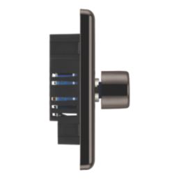 LAP  1-Gang 2-Way LED Dimmer Switch  Black Nickel with Colour-Matched Inserts