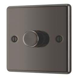 LAP  1-Gang 2-Way LED Dimmer Switch  Black Nickel with Colour-Matched Inserts