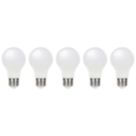 LAP  E27 A60 LED Light Bulb  806lm 7.3W 5 Pack