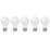 LAP  E27 A60 LED Light Bulb  806lm 7.3W 5 Pack