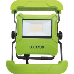Luceco  LED Foldable Compact Worklight with 13A Power Socket  30W 2400lm 220-240V