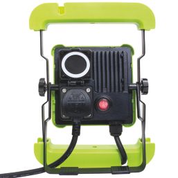 Luceco  LED Foldable Compact Worklight with 13A Power Socket  30W 2400lm 220-240V