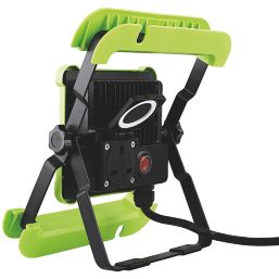 Luceco  LED Foldable Compact Worklight with 13A Power Socket  30W 2400lm 220-240V