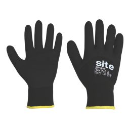Site  Thermal Nitrile Gloves Black X Large