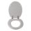Palmi  Toilet Seat Moulded Bamboo Taupe
