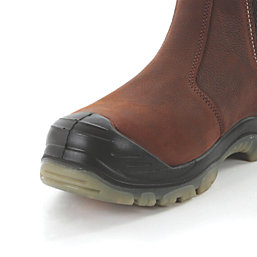 DeWalt Nitrogen   Safety Dealer Boots Brown Size 9