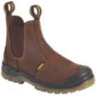 DEWALT Nitrogen Size 9  Brown Water-Resistant Steel Toe Cap Safety Dealer Boots