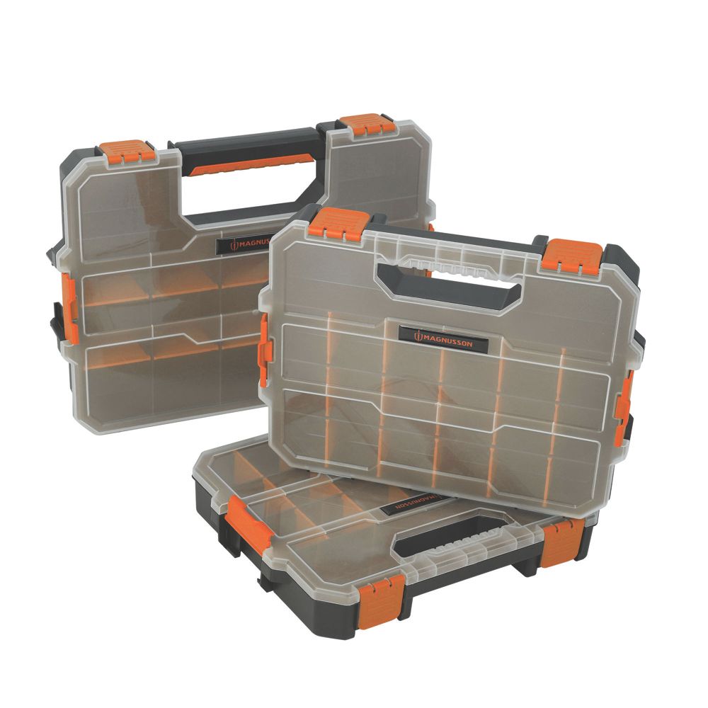 Magnusson Compartment Organiser Case 3 Piece Set Screwfix