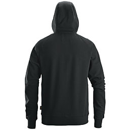 Snickers 2895 Logo Full Zip Hoodie Black Small 36" Chest