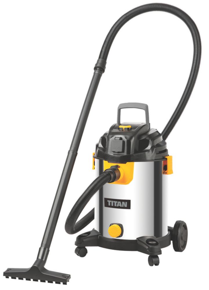 Titan TTB776VAC 1400W 30Ltr Wet & Dry Vacuum 220240V Screwfix