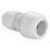 Hep2O  Plastic Push-Fit Reducing Keyless Coupler 15mm x 22mm