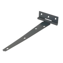 Black Powder-Coated Light Duty Tee Hinges 205mm 2 Pack