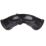 FloPlast  uPVC 50-156° Half Round Adjustable Gutter Angle Black 112mm