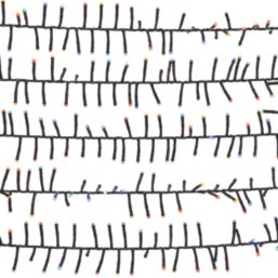 2000 LED Indoor & Outdoor Multi Colour Cluster Christmas Lights