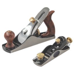 Faithfull Smoothing & Block Plane 2 Pack