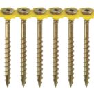 Timco  Square Double-Countersunk Reverse Thread Collated Self Tapping Flooring Screws 4.2mm x 55mm 1000 Pack