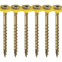 Timco  Square Double-Countersunk Reverse Thread Collated Self Tapping Flooring Screws 4.2mm x 55mm 1000 Pack