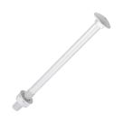 Timco Exterior Carriage Bolts Carbon Steel Organic Silver Coating M10 x 150mm 10 Pack