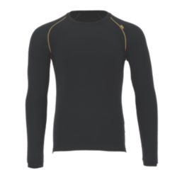 Site Kukl Long Sleeve Base Layer Top Black X Large 38" Chest