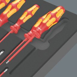 Wera 9711 (1) Foam Insert Mixed  VDE Screwdriver Set 16 Pcs