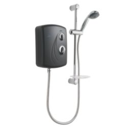 Triton Enrich Black/Chrome 9.5kW  Manual Electric Shower