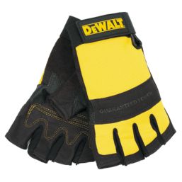 DEWALT Performance Fingerless Fingerless Gloves Black / Yellow Large