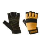 DEWALT Performance Fingerless Fingerless Gloves Black / Yellow Large