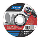 Norton  Stainless Steel Metal Cutting Disc 5" (125mm) x 1mm x 22.2mm