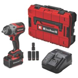 Einhell Professional TP-CW 18/750-C Li BL Kit 18V 1 x 5.2Ah Li-Ion Power X-Change Brushless Cordless Impact Wrench