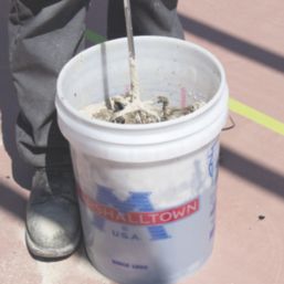 Marshalltown  Plastic Mixing Bucket White 22.5Ltr