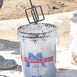 Marshalltown  Plastic Mixing Bucket White 22.5Ltr
