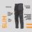 Site Brochman Stretch Holster Pocket Trousers Black/Grey 38" W 32" L