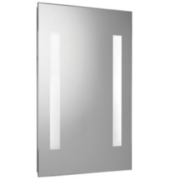 Croydex Malham  Battery-Powered Rectangular Illuminated Mirror With 413lm LED Light 300mm x 450mm