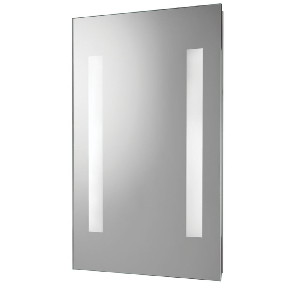 Croydex Malham Battery-Powered Rectangular Illuminated Mirror With ...