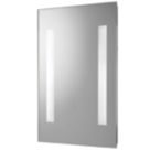 Croydex Malham  Battery-Powered Rectangular Illuminated Mirror With 413lm LED Light 300mm x 450mm