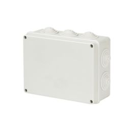 Vimark 10-Entry Rectangular Junction Box with Knockouts 148mm x 76mm x 198mm
