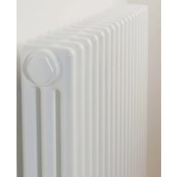 Acova 300mm x 812mm 1857BTU White Horizontal 3 Column Radiator