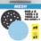 Trend Pro Mesh AB/125/M7/P 80 / 120 / 180 Grit Mesh Multi-Material Sanding Discs 125mm 7 Pack