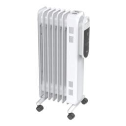 Blyss  1500W Electric Portable Oil-Filled Radiator White