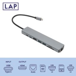 LAP  8-in-1 USB-C Hub