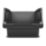 Bunker Load-Up Stack Storage Bins 1.00Ltr Black 6 Piece Set