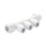 Hep2O  Plastic Push-Fit Reducing 3 Port Keyless Manifold (Same Side) 22mm x 15mm