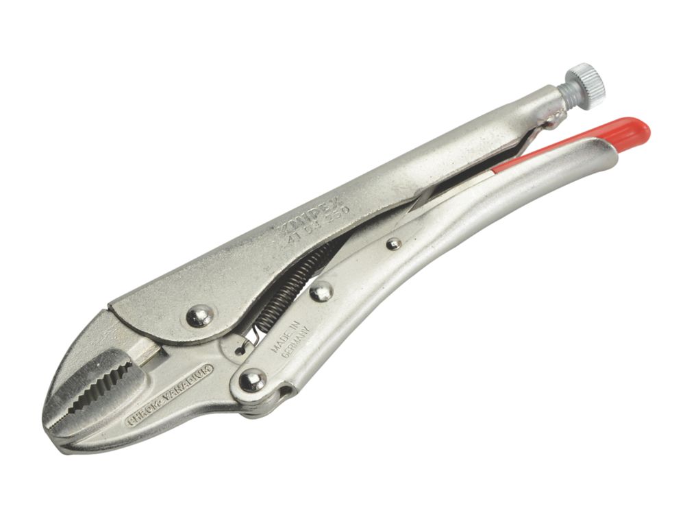 Knipex 6.3" Long Nose Pliers (half-round Jaws) - Plastic Grip