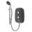 Aqualisa eSense Space Grey/Black Chrome 10.5kW  Electric Shower