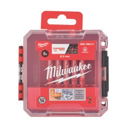 Milwaukee  Hex Shank Tile & Glass Diamond Max Drill Set 8mm x 50mm 5 Piece Set